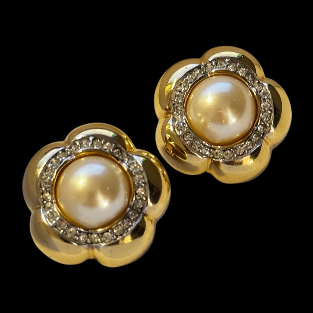 ✨Stunning Rare Vintage Courrèges Clip On Earrings